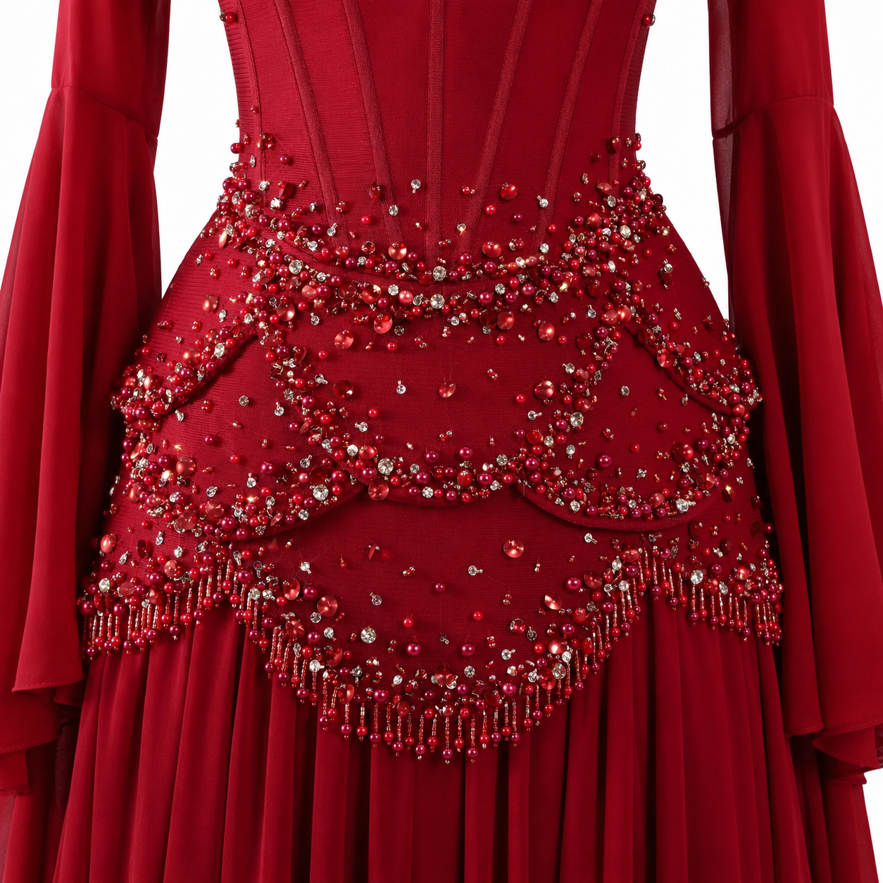 SS286 The Samira Dress In Red