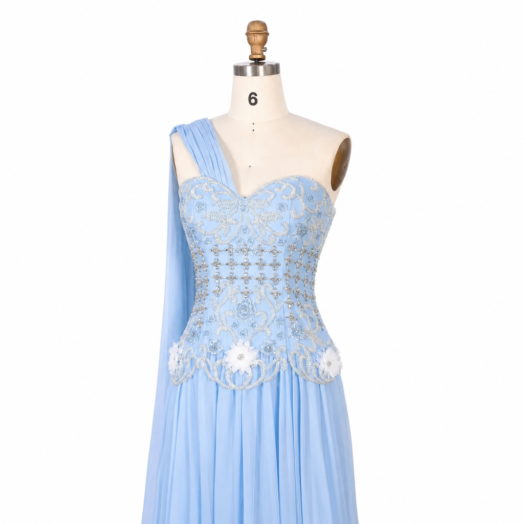 SS285 The Zahra Dress in Blue