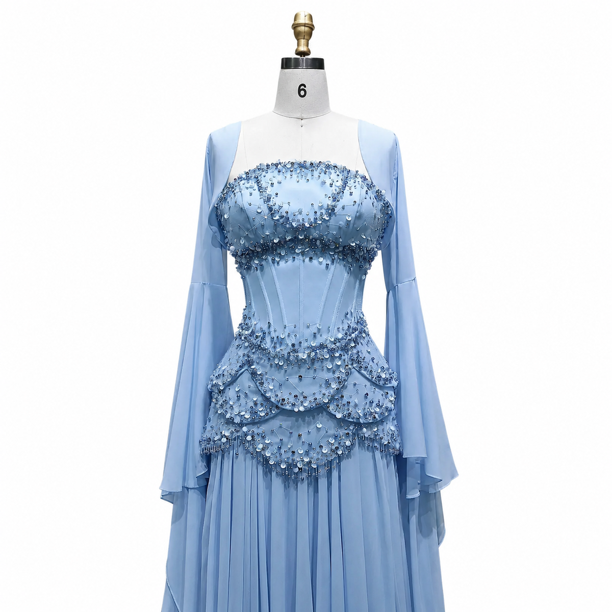 SS286 The Samira Dress In Blue