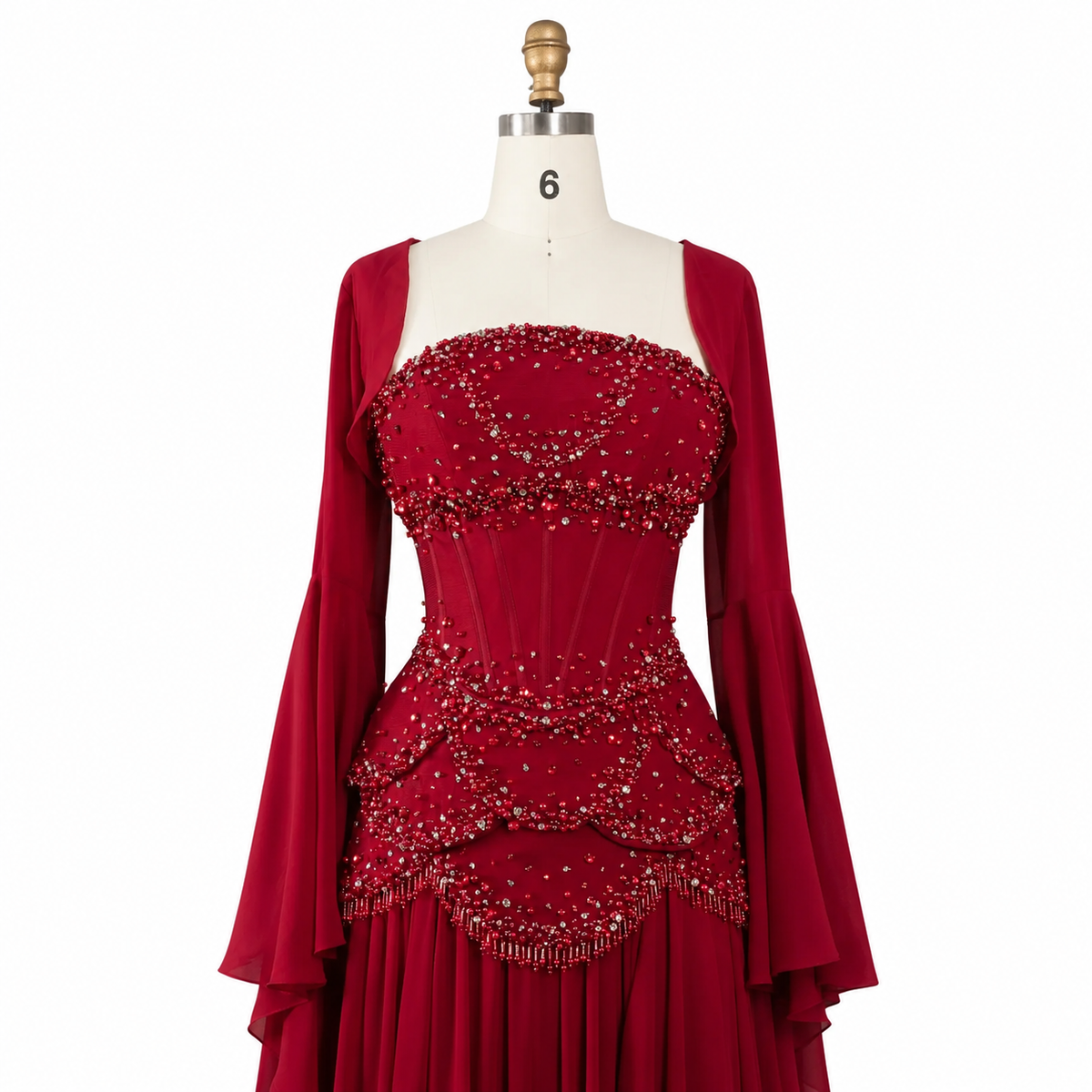 SS286 The Samira Dress In Red