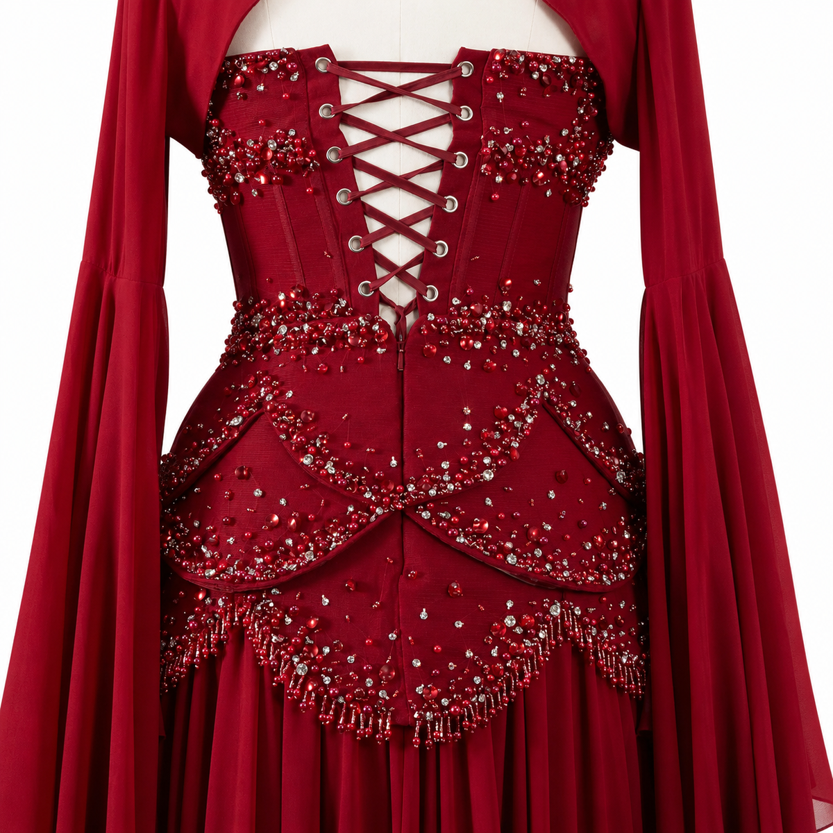 SS286 The Samira Dress In Red