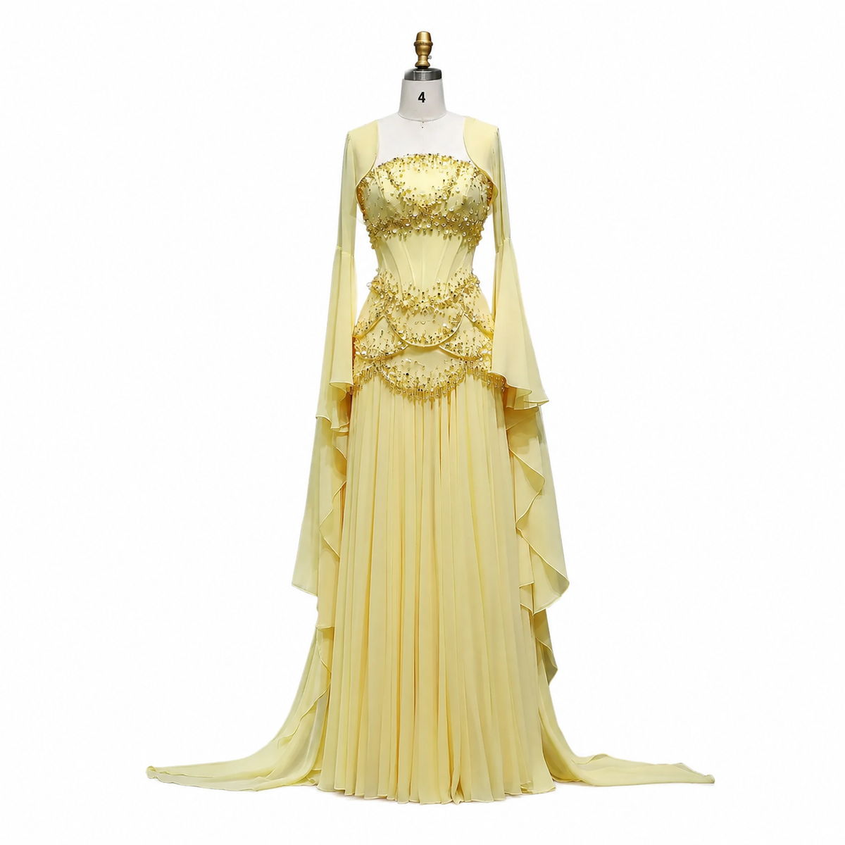 SS286 The Samira Dress In Yellow