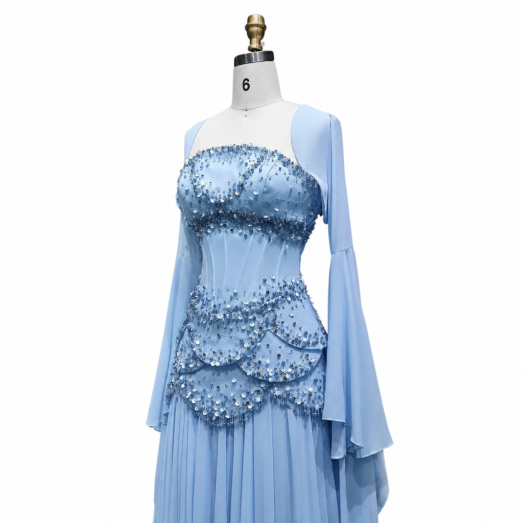 SS286 The Samira Dress In Blue