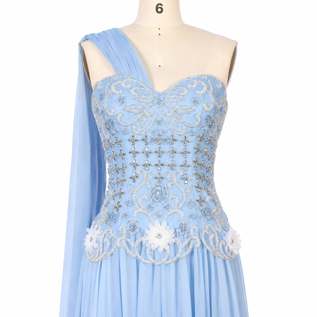 SS285 The Zahra Dress in Blue