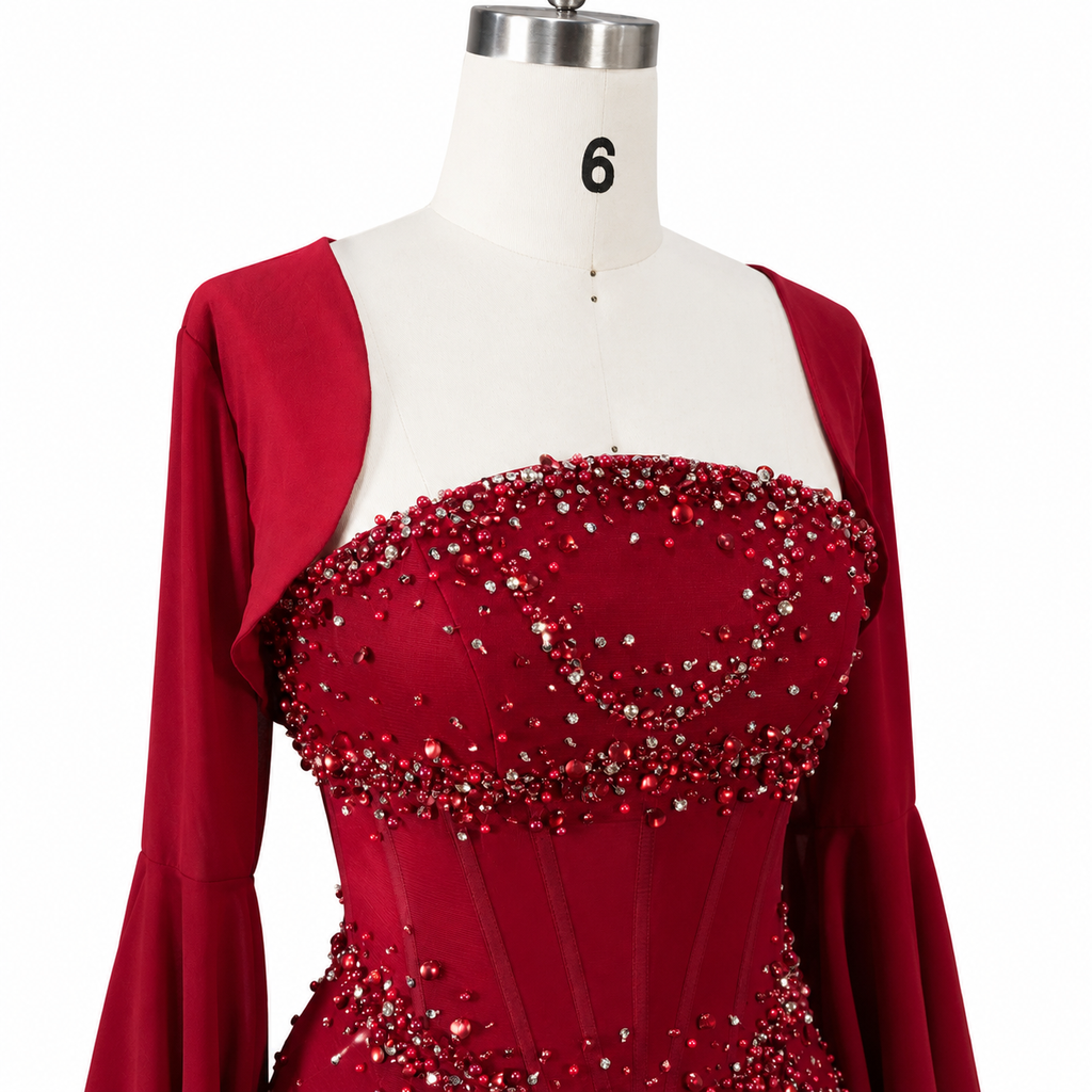 SS286 The Samira Dress In Red