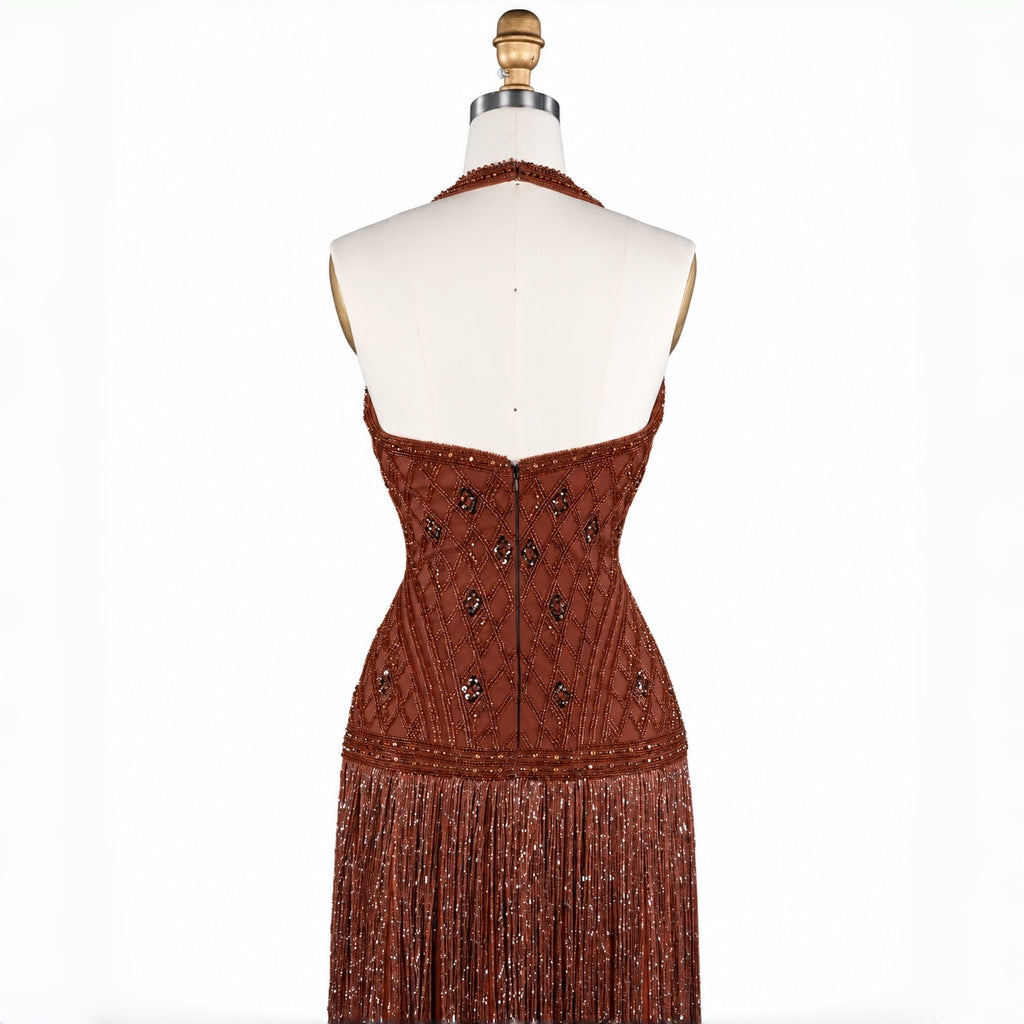 SS554 The Elysia Dress In Brown