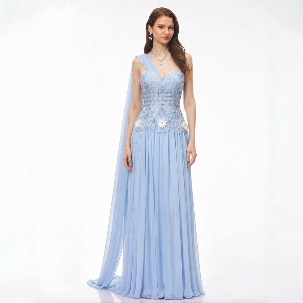 SS285 The Zahra Dress in Blue