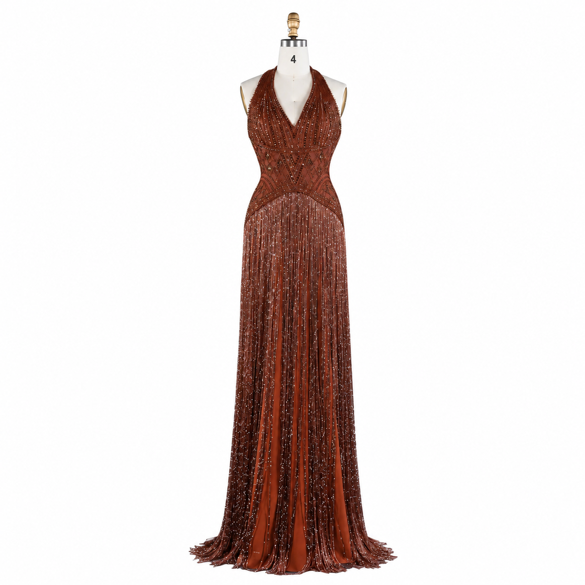 SS554 The Elysia Dress In Brown