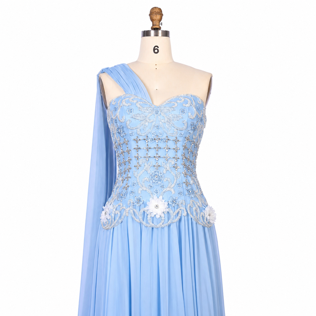 SS285 The Zahra Dress in Blue