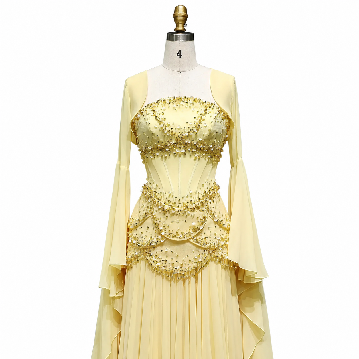 SS286 The Samira Dress In Yellow