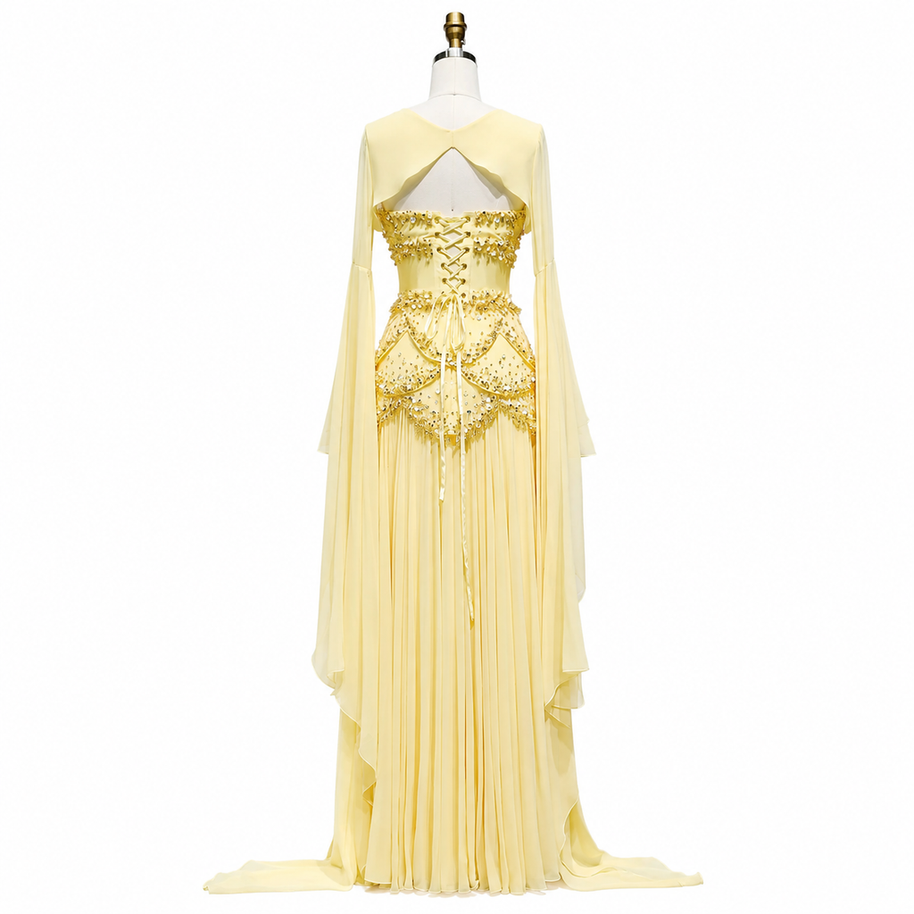 SS286 The Samira Dress In Yellow