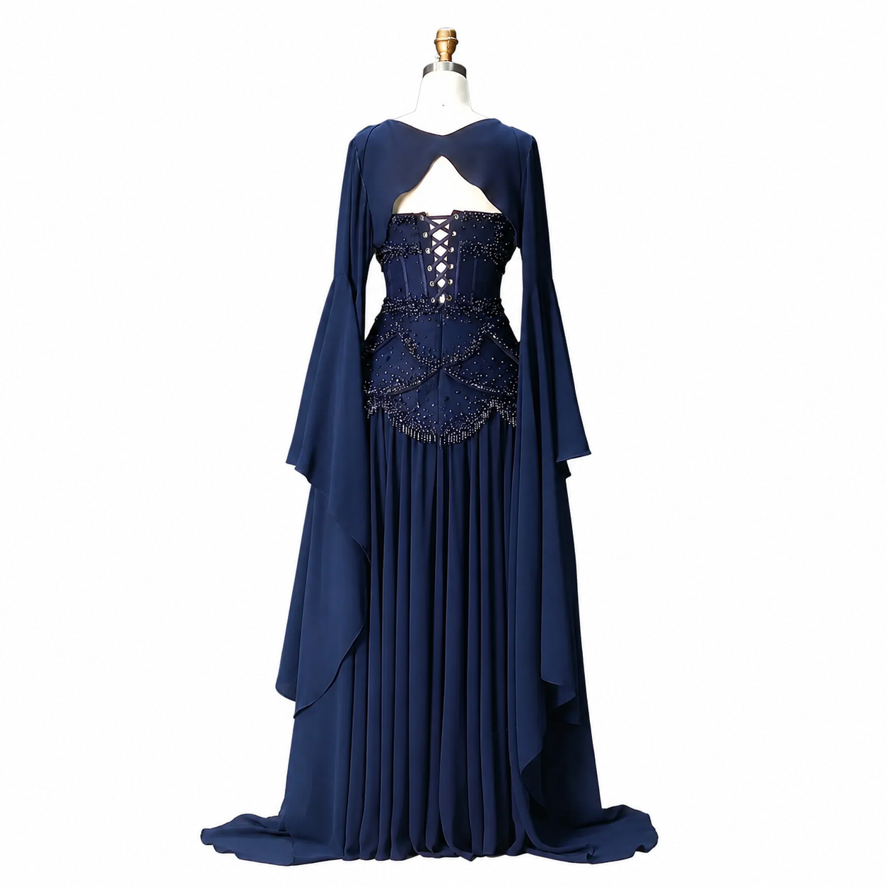 SS286 The Samira Dress In Navy Blue