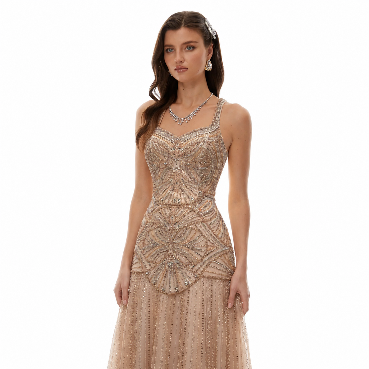 SS552 The Champagne Étoile Dress
