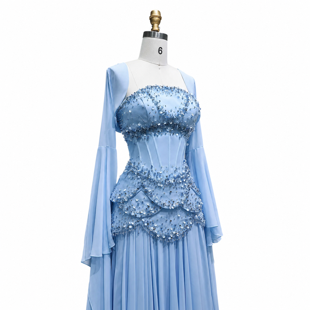 SS286 The Samira Dress In Blue