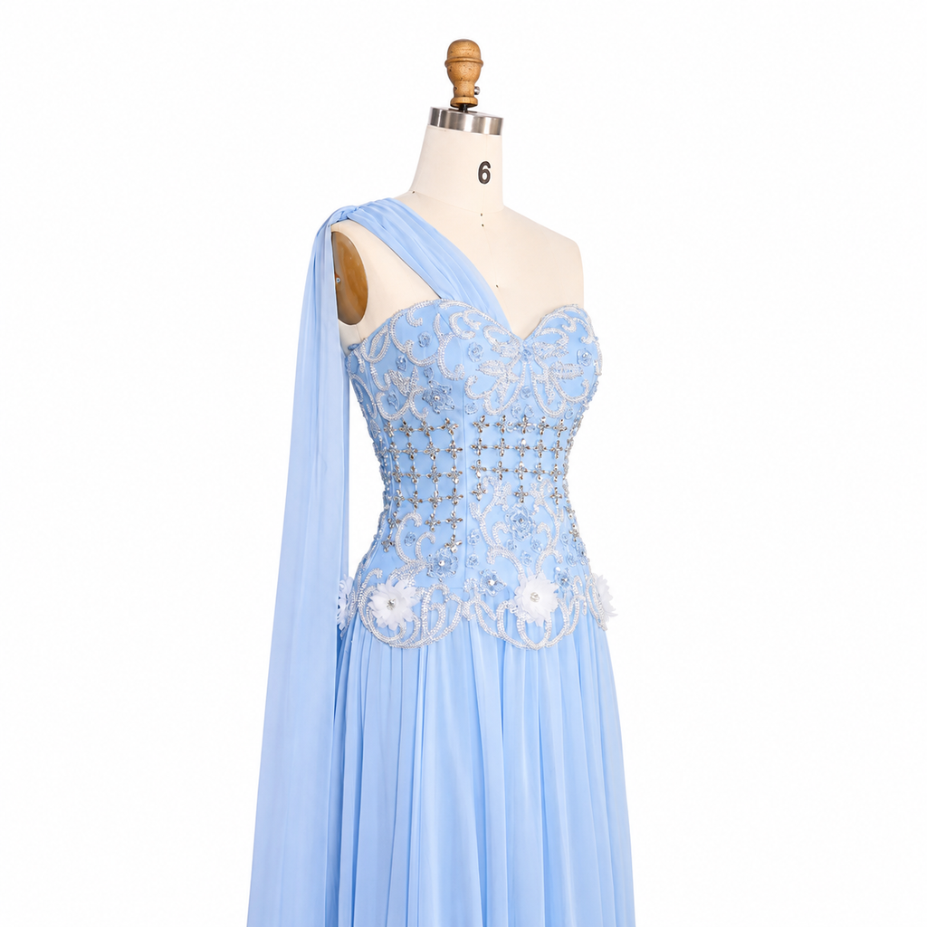 SS285 The Zahra Dress in Blue