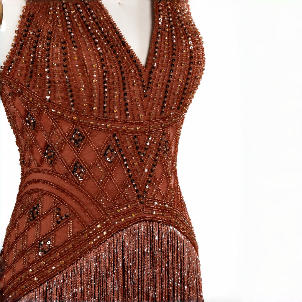 SS554 The Elysia Dress In Brown
